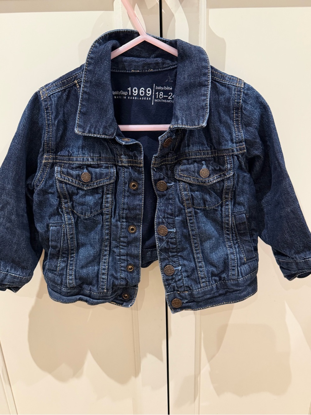 GAP Dark Blue Denim Trucker Jacket for Kids